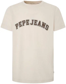 Pepe Jeans T-Shirt CLEMENT Beige/Khaki