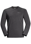 Jack Wolfskin Rundhalspullover SKY THERMAL L/S Dunkelgrau/Grau/Lila
