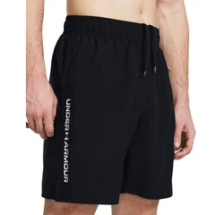 Under Armour UA TECH WOVEN WORDMARK SHORT Grau/Dunkelblau/Dunkelgrau/Schwarz/Rot