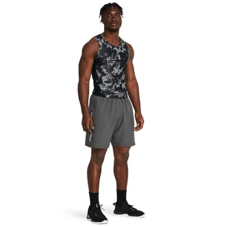 Under Armour UA TECH WOVEN WORDMARK SHORT grau/wei
