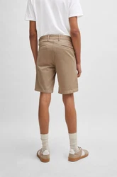BOSS ORANGE Chino-slim Shorts Khaki/Beige/Braun