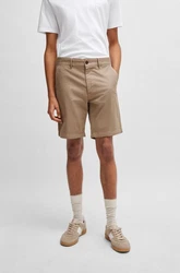 BOSS ORANGE Chino-slim Shorts Khaki/Beige/Braun