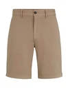 BOSS ORANGE Chino-slim Shorts Khaki/Beige/Braun