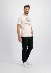 Alpha Industries Alpha Fundamental T-Shirt Beige/Weiß/Braun/Khaki