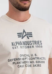 Alpha Industries Alpha Fundamental T-Shirt Beige/Weiß/Braun/Khaki