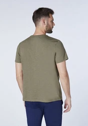 Chiemsee Print-Shirt T-Shirt mit Label-Symbol (1) Dunkelgrün/Grün