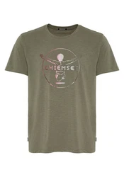 Chiemsee Print-Shirt T-Shirt mit Label-Symbol (1) Dunkelgrün/Grün