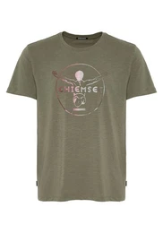 Print-Shirt T-Shirt mit gedrucktem Label-Symbol 1