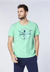 Chiemsee Print-Shirt T-Shirt mit Label-Symbol (1) Türkis/Grün/Hellgrün