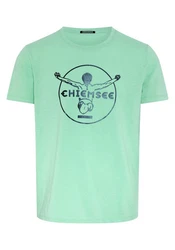 Chiemsee Print-Shirt T-Shirt mit Label-Symbol (1) Türkis/Grün/Hellgrün