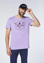 Chiemsee Print-Shirt T-Shirt mit Label-Symbol (1) Lila