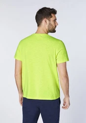Chiemsee Print-Shirt T-Shirt mit Label-Symbol (1) Neonfarben/Grün/Gelb