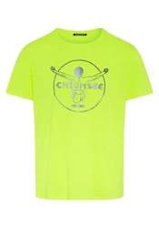 Chiemsee Print-Shirt T-Shirt mit Label-Symbol (1) Neonfarben/Grün/Gelb