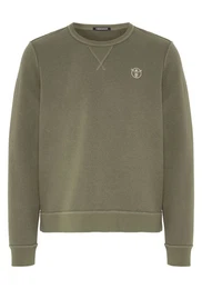 Sweatshirt Sweater im Basic-Look mit Logo-Motiv 1