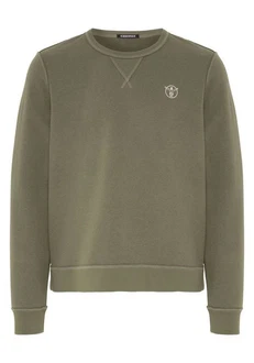 Chiemsee Sweatshirt Basic-Look mit Logo-Motiv Dunkelgrün Chiemsee Sweatshirt Basic-Look mit Logo-Motiv Dunkelgrün