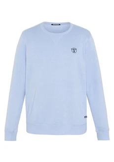 Chiemsee Sweatshirt Basic-Look mit Logo-Motiv Blau/Hellblau Chiemsee Sweatshirt Basic-Look mit Logo-Motiv Blau/Hellblau