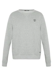 Chiemsee Sweatshirt Basic-Look mit Logo-Motiv Grau