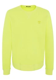 Sweatshirt Sweater im Basic-Look mit Logo-Motiv 1