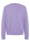 Chiemsee Sweatshirt Basic-Look mit Logo-Motiv Lila