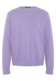 Sweatshirt Sweater im Basic-Look mit Logo-Motiv 1