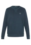 Chiemsee Sweatshirt Basic-Look mit Logo-Motiv Blau/Dunkelblau/Hellblau