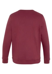 Chiemsee Sweatshirt Basic-Look mit Logo-Motiv Bordeaux/Dunkelrot/Rot