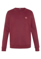 Chiemsee Sweatshirt Basic-Look mit Logo-Motiv Bordeaux/Dunkelrot/Rot