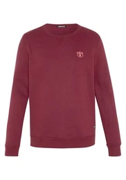 Sweatshirt Sweater im Basic-Look mit Logo-Motiv 1