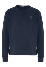 Sweatshirt Sweater im Basic-Look mit Logo-Motiv 1