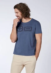 Chiemsee T-Shirt Men Regular Fit Dunkelblau/Blau/Lila/Grau