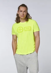 Chiemsee T-Shirt Men Regular Fit Grün/Neonfarben/Gelb
