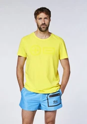 Chiemsee T-Shirt Men Regular Fit Gelb/Neonfarben