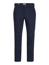Jack & Jones Chinohose JPSTMARCO JJCOOPER NOOS PLS Dunkelblau/Blau