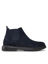 Klassische Stiefeletten U Ottavio U16DCC 00022 C4002 Navy Keilstiefel