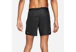 NIKE Sportshorts Dri-FIT Stride 2-in-1 schwarz/silber