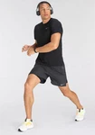 NIKE Sportshorts Dri-FIT Stride 2-in-1 schwarz/silber