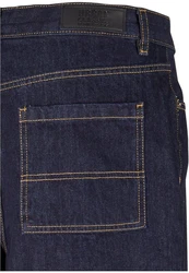 URBAN CLASSICS Herren 90s Jeans Dunkelblau/Blau/Lila