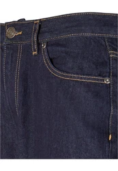 URBAN CLASSICS Herren 90s Jeans Dunkelblau/Blau/Lila