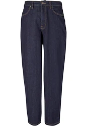 URBAN CLASSICS Herren 90s Jeans Dunkelblau/Blau/Lila