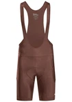 Jack Wolfskin Fahrradhose MOROBBIA BIB SHORTS Braun/Dunkelbraun/Rot