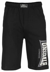 Lonsdale Herren Shorts Logo Jam Schwarz/Dunkelgrau/Grün/Grau