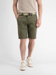LERROS Chino-Bermuda mit Print Khaki/Dunkelgrün
