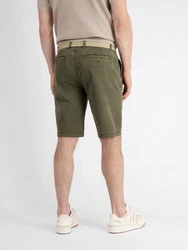 LERROS Chino-Bermuda mit Print Khaki/Dunkelgrün
