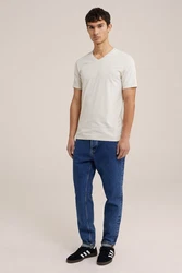 WE Fashion T-Shirt Weiß/Khaki