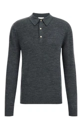 Van Gils Wollpullover Dunkelblau/Blau/Dunkelgrau/Hellblau/Grau