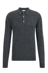 Van Gils Wollpullover Dunkelblau/Blau/Dunkelgrau/Hellblau/Grau