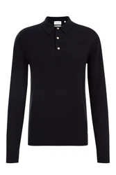 Van Gils Wollpullover Dunkelblau/Blau