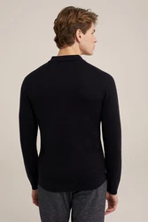 Van Gils Wollpullover Dunkelblau/Blau