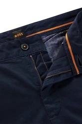 BOSS Chinohose Herren Hose CHINO Slim Fit Dunkelblau/Blau/Hellblau