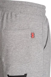 Lonsdale Shorts Balnabruich Grau/Hellgrau/Dunkelrot